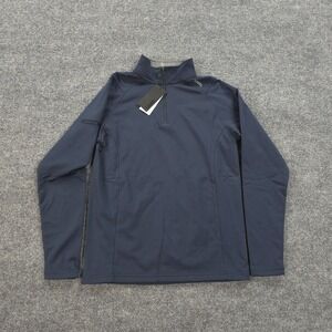 UNRL Shirt Mens XS Blue Elite Quarter Zip II Performance Golf Run Gym Sports NEW